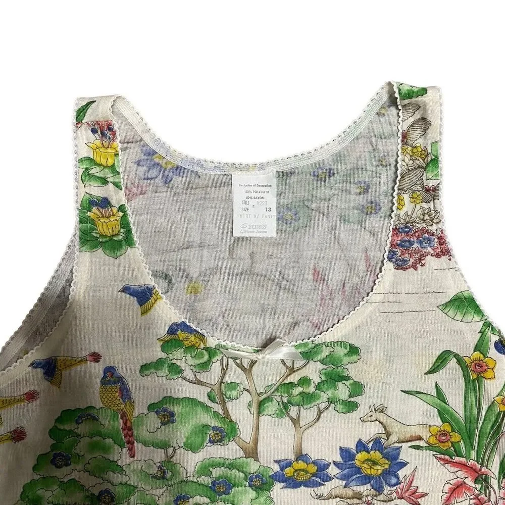 RARE* Vintage Flirts by Wendy Junior Women's Shirt Intimates Set